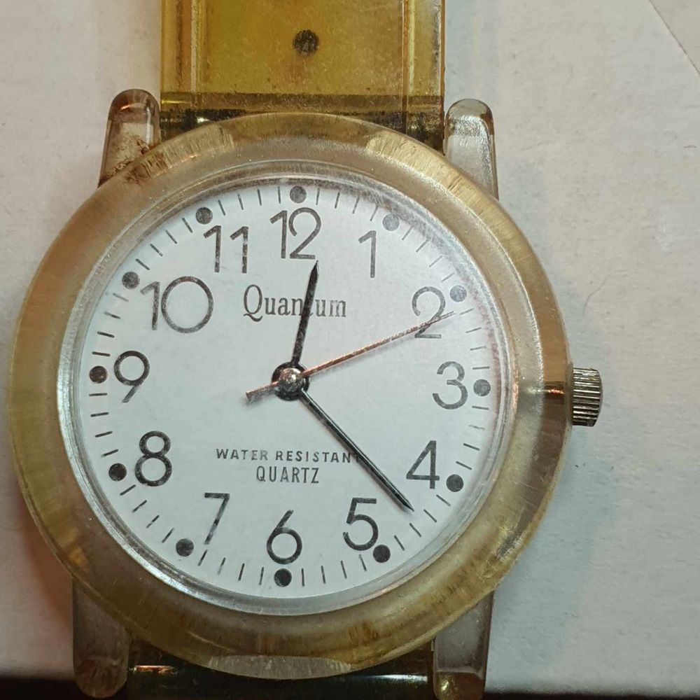 🦋10/$20🦋 Quantum Transparent White Plastic Women's Watch